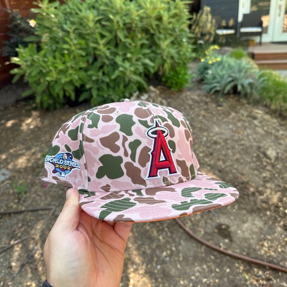 🧢New Era Fitted Hat 7 5/8 MLB Anaheim Angels LA😇 - Picture 1 of 3